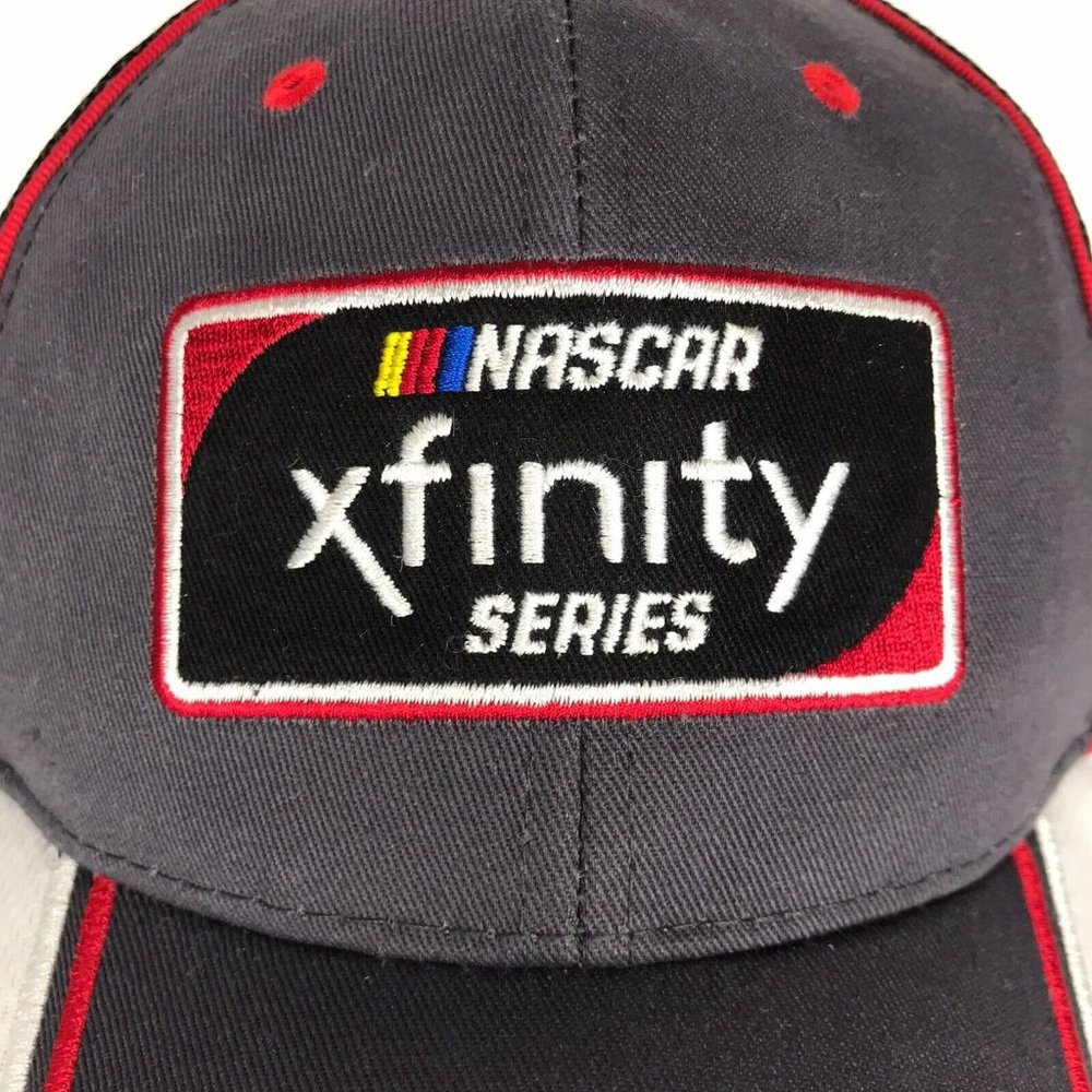 Xfinity Series Nascar Black Gray Adjustable Hat - Picture 3 of 9